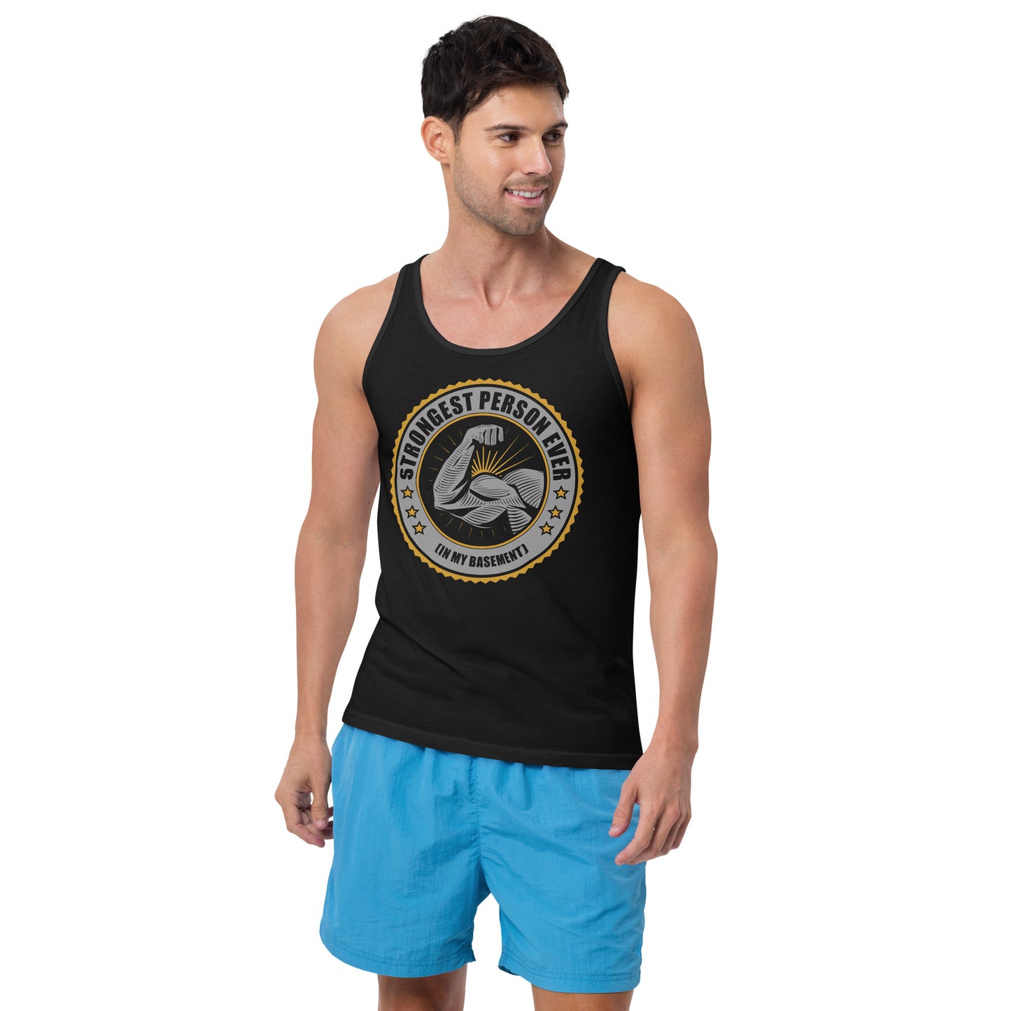 Strongest Person Ever Men's Tank Top