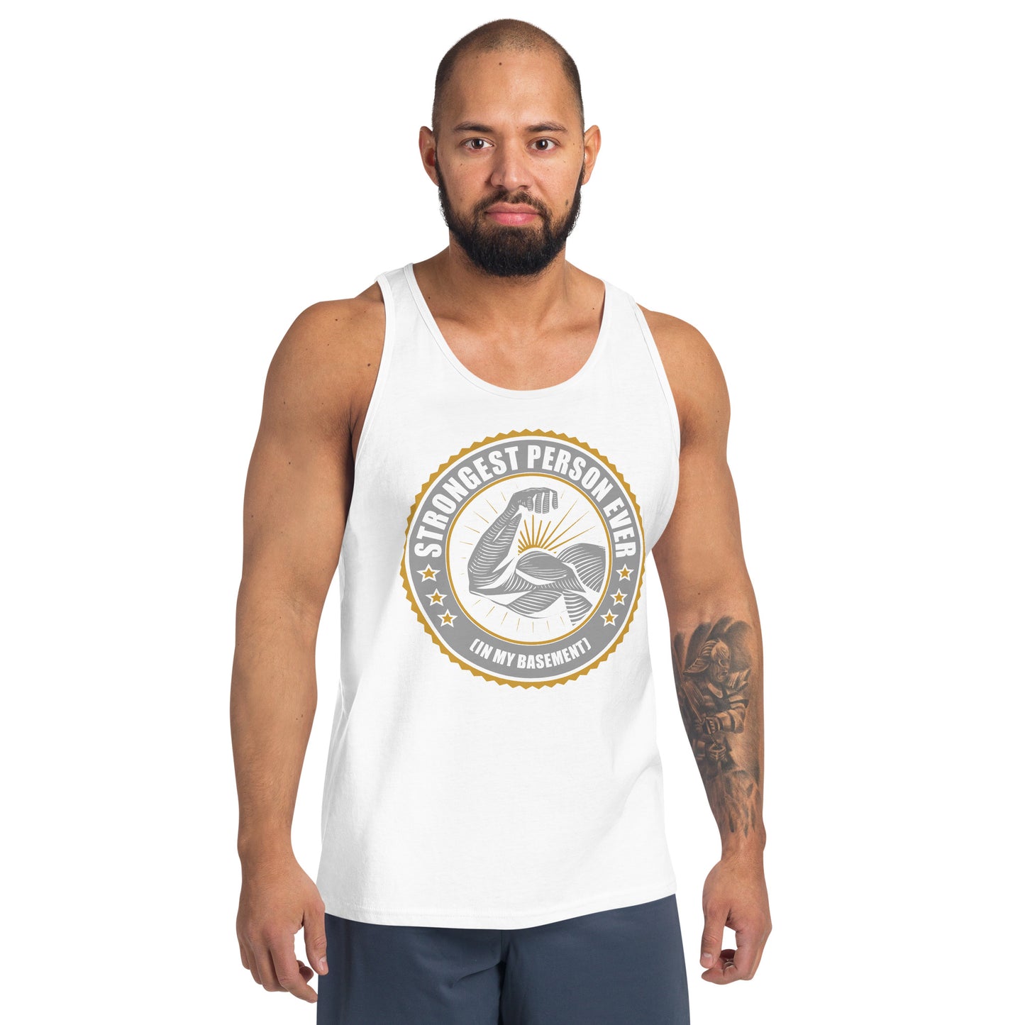 Strongest Person Ever Men's Tank Top