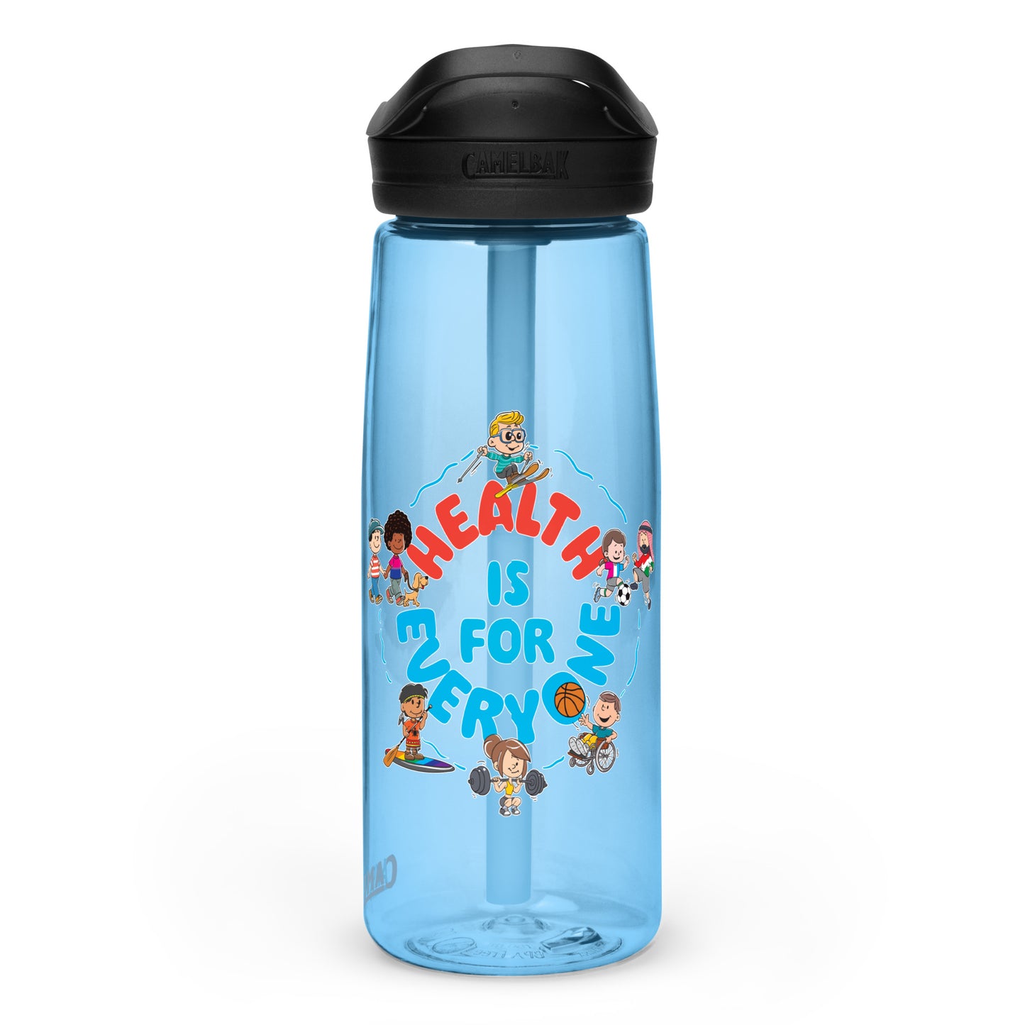 Health Is For Everyone Sports water bottle