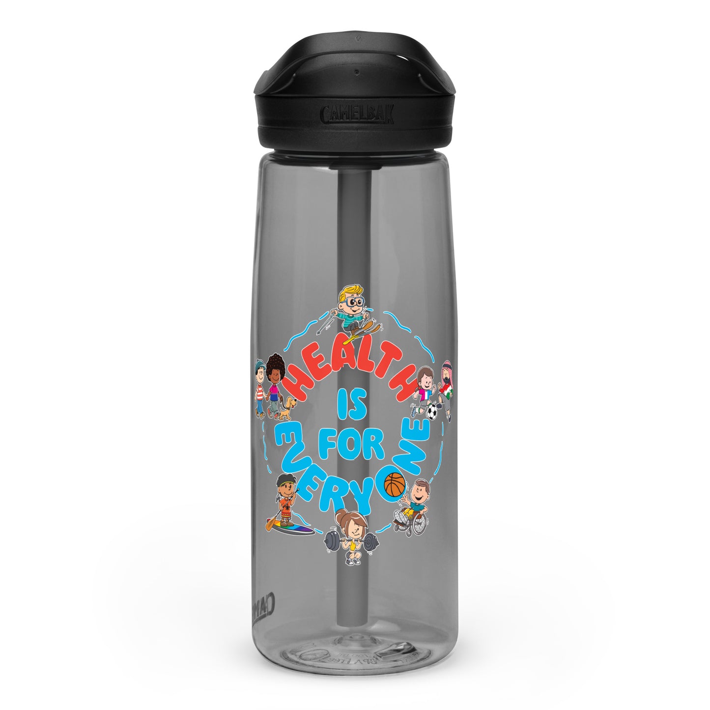 Health Is For Everyone Sports water bottle