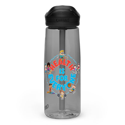 Health Is For Everyone Sports water bottle