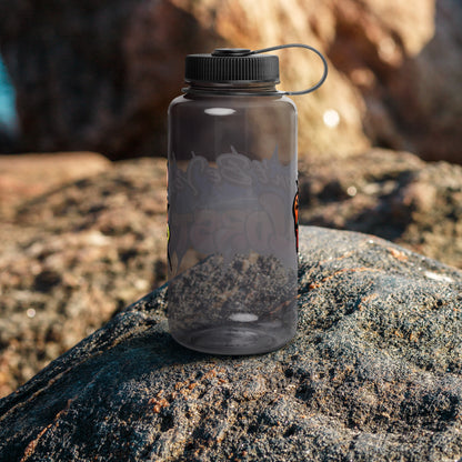 Don't Be Your Worst Graffiti Wide mouth plastic water bottle
